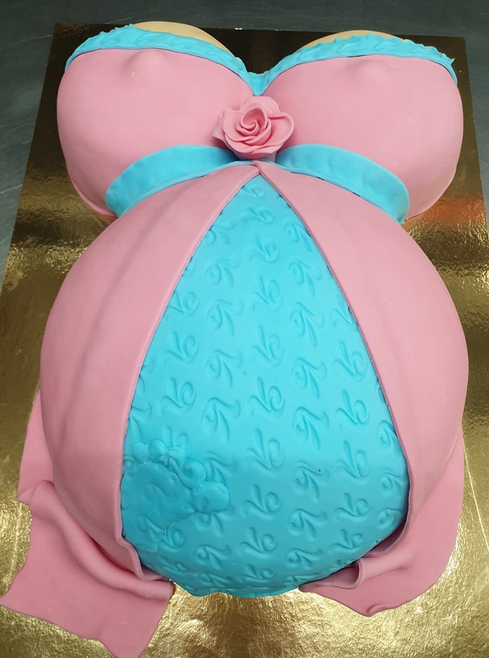 Babybauch Torte